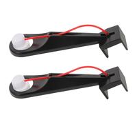 SHERCHPRY Applicateur Chaîne Moto 2 Pièces Brosse Double Nettoyage Anti-Projection Outil D’Entretien Compatible Chaînes Vtt et Motos Kit Professionnel pour Éliminer Saleté et Optimiser