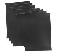 SHERCHPRY Autocollants Effaçables à Sec pour Tableau Noir 21×30 CM Lot de 8 Feuilles Repositionnables Autocollants Décoratifs pour Bureau École et Maison Papier Peint Tableau Noir Mural