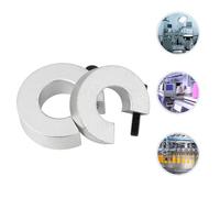 SHERCHPRY Bague de Fixation d'Arbre en Alliage d'Aluminium pour Rail de Guidage Sbr16 et Sbr20 Collier d'Arrêt d'Arbre Cnc Solide Lot de 2 pièces Accessoire de Fixation pour Guidage de