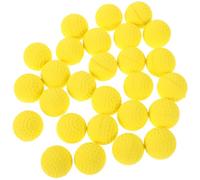 SHERCHPRY Balles de Golf en Mousse Eva Souples 50 Pièces Jaunes Balles D’entraînement Intérieur et Extérieur Jouets pour Garçon et Filles et Adultes pour Jeux de Lancer et Entraînement
