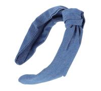 SHERCHPRY Bandeaux Bleus pour Femmes Bandeau Noué Jean Bandeau à Nœud pour Cheveux