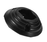 SHERCHPRY Base Lestée en Caoutchouc pour Poteau de Signalisation, Petite Embase Antidérapante 25,7 X 25,7 X 7,1 Cm, Support Mobile pour Borne de Sécurité Routière, pour Chantier, Parking