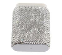 SHERCHPRY Boîte à Pilules Rhinestone Portable Compartiments pour Pilulier Journalier Organisateur Compact pour Voyage Maison et Bureau Rangement Élégant pour