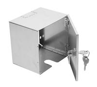 SHERCHPRY Boîte de Sortie en Acier Inoxydable Étanche Serrure pour Prise Murale Extérieure Protection la Pluie pour Recharge Véhicule Électrique