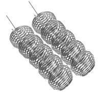 SHERCHPRY Boîte D'engrais en Acier Inoxydable, Panier de Fertilisation 10 Pcs, Facile à Utiliser et Résistant, pour Plantes D'intérieur et Suspensions