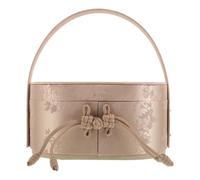 SHERCHPRY Boîtes à de Mariage Brodées avec Poignée Boîte pour Invités pour Nuptiale et Fête de Fiançailles Ovale Dorée