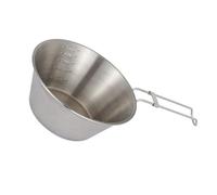 SHERCHPRY Bol Pliable en Acier Inoxydable 304 550 Ml Grand Format Léger et Antirouille Bol de Barbecue et Pique-Niques Extérieur Camping Randonnée et Activités Plein Air