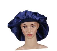 SHERCHPRY Bonnet de Extra Large Satin Imitation Soie Bonnet Élastique Respirant Unisexe Protection Cheveux et Dame