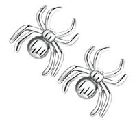 SHERCHPRY Boucles D'oreilles Araignée Minimalistes En Acier Inoxydable Noir, Bijou Femme Pour Costume Sorcière Halloween, Légère Et Résistante, Accessoire Quotidien Élégamment Discret