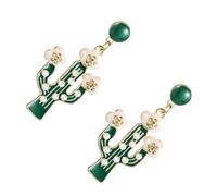 SHERCHPRY Boucles Oreilles Cactus Hawaïennes Élégantes Alliage Avec Ornement Nacré Pendentif Original Pour Femmes Et Filles Décoration Oreille Pour Soirée Et Usage Quotidien