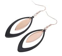 SHERCHPRY Boucles Oreilles Femme Acier Double Couleur Évidée Bijoux Élégants et Originaux pour Parties et Vie