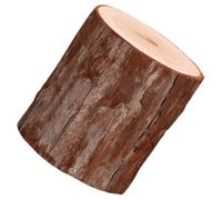 SHERCHPRY Bougeoir Bois Naturel pour Bougies Chauffe Plat et LED Support Décoratif Tronc Arbre pour de Table Ornement pour Mariage et Intérieur