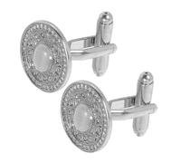 SHERCHPRY Boutons De Manchette Rétro Boutons De Manchette Ronds pour Smoking