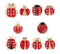 SHERCHPRY Broche à Thème Animalier 10 Pièces Épingle Décorative pour Chemise en Métal Broche de Dessin Animé Petite Colorée pour Fille Accessoire Mode et Présent Girly
