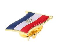 SHERCHPRY Broche Avec Drapeau Du Paraguay Épinglette Patriotique Pour Hommes Et Femmes Accessoire Pour Sacs Chapeaux Et Costumes Pour Journée De Indépendance Célébrations