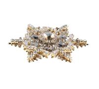 SHERCHPRY Broche Flocon de Neige en Cristal Scintillant, Épingle Élégante pour Femme, Accessoire Hivernal pour Robes, Manteaux et Pulls, Bijou de Fête Polyvalent, Décoration de Mariage et