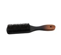 SHERCHPRY Brosse à Barbe avec Poils de Sanglier Manche Bois Dégradé Outil de Soin Portable pour Homme pour Démêler Hydrater et Coiffer la Barbe