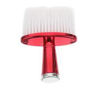 SHERCHPRY Brosse à Cheveux Douce Nylon Rouge Brosse Microfibre Électrolytique Pour Coiffure Nettoyage Nuque Barbe Professionnelle