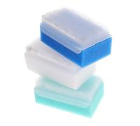 SHERCHPRY Brosse Éponge Bébé 3 Pièces Couleurs Assorties Brosse De Bain Pour Shampoing Masseur De Tête Bébé Nettoyage Doux Bain Familial