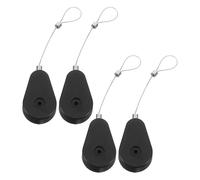 SHERCHPRY Câble Antivol Rétractable en Acier Étui en Plastique Noir, Longueur Ajustable, Design Antieffraction pour Tablettes et Manettes de Jeu en Milieu Industriel