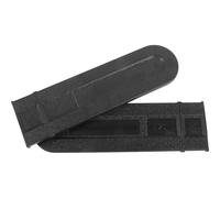 SHERCHPRY Cache Chaîne Tronçonneuse en Plastique Noir 2 Pièces, Portable et Facile à Ranger, Protection Pratique pour Guide-chaîne, pour Stockage et Voyages en Extérieur