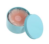 SHERCHPRY Cache-tétons Adhésifs Invisibles en Silicone, Patchs Aréolaires Anti-convexité, Peau Couleur, Lot 4 Paires, Boîte Métal Ronde, Patchs pour Femmes Confortables Et Waterproof