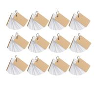 SHERCHPRY Cartes De Vocabulaire Papier Blanc 12 Pièces Blocs-notes À Anneaux Pour Et Utilisation Portable