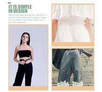 SHERCHPRY Chaîne Décorative en Strass Double Rangée 55 CM Large Pompon en Strass Argenté Accessoire de Couture DIY pour Vêtements Paquet Loisirs Créatifs et Décoration Artisanale