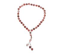 SHERCHPRY Chapelet de Prière Islamique 33 Perles Colorées Aléatoires Accessoire Spirituel Perles d'Agate pour Adultes et Prière