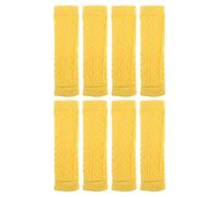 SHERCHPRY Chaussettes de Protection pour Chien 8 Pcs Jaune en Coton avec Design Antidérapant pour Blessure et Soins Post-Chirurgicaux Adaptées aux Pattes et aux Pattes Arrières pour
