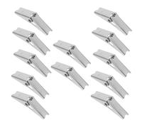 SHERCHPRY Chevilles à Bascule Robustes en Fer Galvanisé M8 X 12 Pièces Fixations Murales pour Plaques de Plâtre Lourdes Chevilles D’Ancrage à Ailettes pour Cloisons Creuses à Suspendre