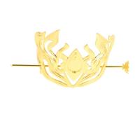SHERCHPRY Chinese Hanfu Hairpin And Crown For Men Lightweight Metal Hair Stick Intricate Carving Traditional Ancient Style Accessories For Cosplay And Costume Photography