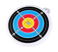 SHERCHPRY Cible de Tir à l'arc pour Garçon et Filles Ventouse en Plastique Abs, Pratique de L'archet à Domicile, Cible Suspendue Anneau, pour Exercices de Flèche et Jeux Parent-garçon