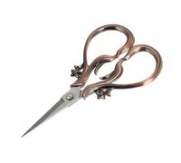 SHERCHPRY Ciseaux multi-usages en acier inoxydable or, style rétro européen, adaptés pour couture et travaux manuels, poignée ergonomique pour usage précis