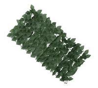 SHERCHPRY Clôture à Feuilles Artificielles Vertes Grille Maillée et Attaches pour Extérieur, Haie de Fausses Feuilles en Soie Résistante aux UV pour Balcon ou Jardin