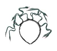 SHERCHPRY Coiffe Méduse Serpent Cosplay Taille Unique Vert Foncé Halloween Fête Accessoire Léger et Solide pour Adultes et Garçon et Filles