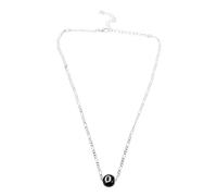 SHERCHPRY Collier Boule de Billard Femme Chaîne Minimaliste Pendentif Design Unique Collier Élégant Bijoux Distinctifs Accessoire de Mode