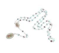 SHERCHPRY Collier Chapelet Vierge Durable pour Homme Perles de Prière Religieuses Élégant pour et Usage