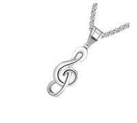 SHERCHPRY Collier Symbole Musical Pour Homme Avec Pendentif Et Chaîne De Cou Créative