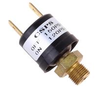 SHERCHPRY Contrôleur de Pression Pneumatique 120-150 Psi pour Compresseur D'air, Interrupteur Automatique à Filetage Npt, Régulateur de Pression pour Réservoir D'air, Contacteur