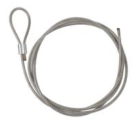 SHERCHPRY Corde de Fixation en Fil D’Acier Boucle en Aluminium pour Filet de Panier de Basket-Ball Corde de Remplacement Résistante pour Enfilage du Filet Accessoire Solide pour Panier
