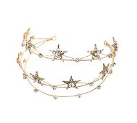 SHERCHPRY Couronne de Mariage Diadème Princesse Brillant Accessoire Tête Nuptiale Élégant pour Mariée et Fête