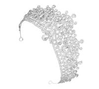 SHERCHPRY Couronne de Mariage Rhinestones Accessoire Chic pour Fête et Cérémonie Diadème pour Mariées Dansantes