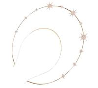 SHERCHPRY Couronne Halo Vintage et Décorative Diadème Étoile pour Cheveux Serre-tête Coiffe