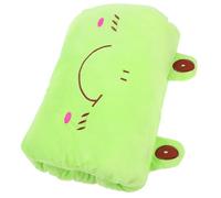 SHERCHPRY Coussin Chauffe-Mains en Peluche Dessin Animé Grenouille Doux et Léger Coton PP Taille Moyenne pour Usage Mobile Hiver et Détente à la Maison