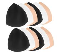 SHERCHPRY Coussinets De Soutien Amovibles en Éponge Pack 6 Paires Multicolores Inserts Coussinets pour Soutien De Sport Et Maillots De Bain Confort Respirant pour Femme