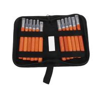 SHERCHPRY Couteaux à Sculpter Imitation Palissandre 12 Pièces avec Lames Acier Inoxydable, Kit de Sculpture Bois DIY, Ensemble Outils Sculpture sur Cire et Bois, Poignée Ergonomique, Paquet