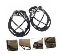 SHERCHPRY Crampons Antidérapants et Acier Inoxydable Couvre-chaussures Extérieur Élastique Pinces Anti-glisse pour Randonnée Neige et Verglas Sécurité Renforcée par Ressort