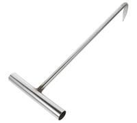 SHERCHPRY Crochet en Acier Inoxydable Robuste T 38 CM Diamètre 12 MM Crochet de Levage pour Plaque D’Égout Outil Pratique pour Ouverture Facile Usage Professionnel et Entretien Simple