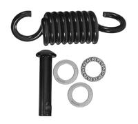 SHERCHPRY Crochet Suspendre Noir en Acier à Ressort pour Chaise Suspendue, Installation Simple, Usage Polyvalent, Ensemble de 1 Pièce pour Support de Balançoire Extérieur